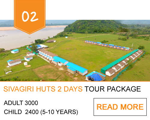 Top Papikondalu Travel Agent - Sivagiri Bamboo Huts 2 Days Tour